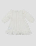 Little M Woven Double Layer With Lace Dress Bayi