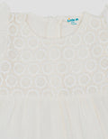Little M Woven Double Layer With Lace Dress Bayi