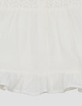 Little M Woven Double Layer With Lace Dress Bayi