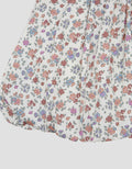 Little M Woven Pique Print Flower Midi Dress Bayi