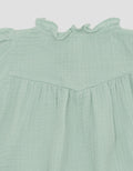 Little M Woven Double Layer Pakaian Setelan Bayi