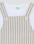 Little M Rami Salur With Pocket Jumpsuit Overall Bayi