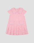 Little M Polo Terry With Laces Midi Dress Bayi