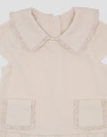 Little M Polo Terry With Laces Midi Dress Bayi