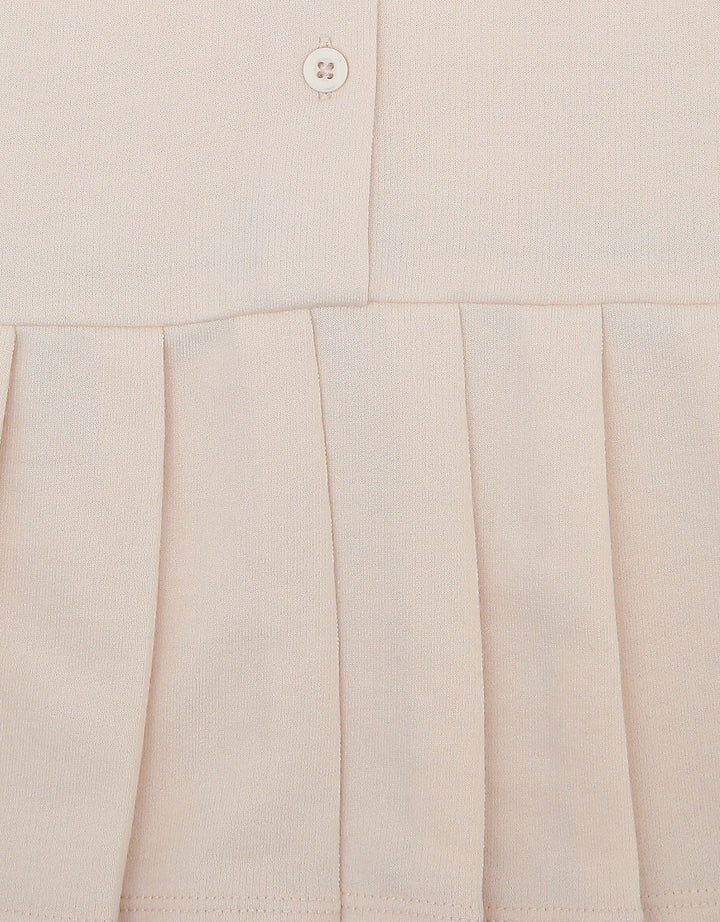 Little M Polo Terry With Laces Midi Dress Bayi