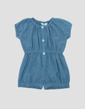 Little M Woven Chembrey Jumpsuit Romper Bayi