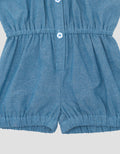 Little M Woven Chembrey Jumpsuit Romper Bayi