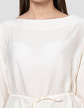 Connexion Crinkle Boat Blouse Wanita