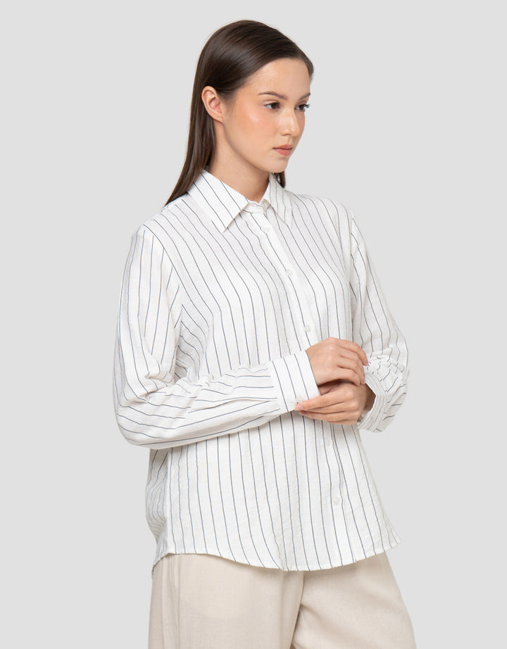 Connexion Blend Line Kemeja Wanita