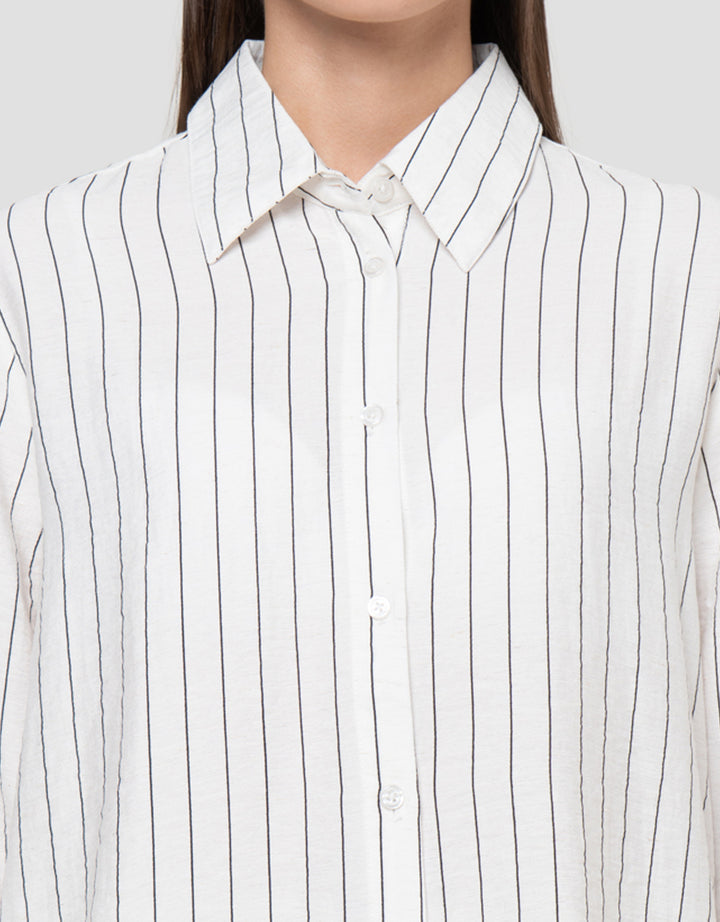 Connexion Blend Line Kemeja Wanita