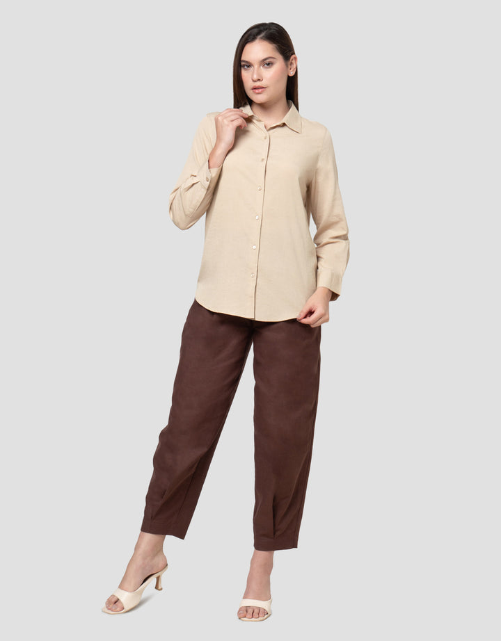 Connexion Basic Linen Kemeja Wanita