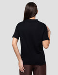 Connexion Boxy Knitted Top With Skipper Collar Kaos Wanita