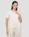 Connexion Boxy Knit Kaos Wanita
