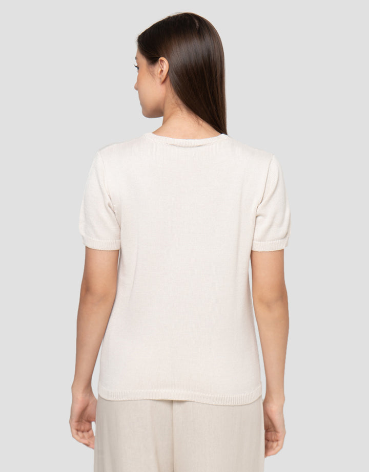 Connexion Boxy Knit Kaos Wanita
