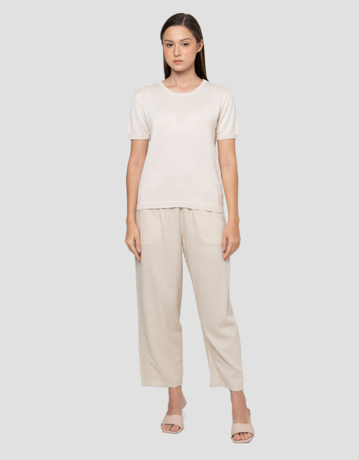 Connexion Boxy Knit Kaos Wanita