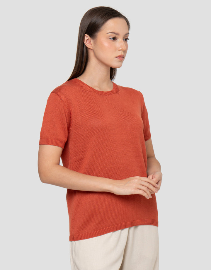 Connexion Boxy Knit Kaos Wanita