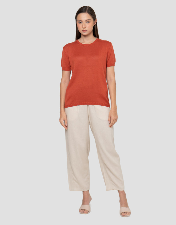 Connexion Boxy Knit Kaos Wanita