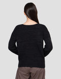 Connexion Fine Knit V Neck Sweater Wanita