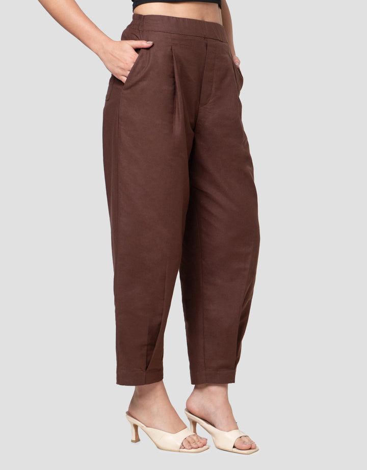 Connexion Fold Over Carrot Celana Panjang Wanita