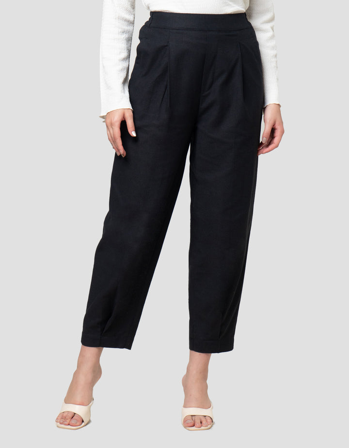 Connexion Fold Over Carrot Celana Panjang Wanita