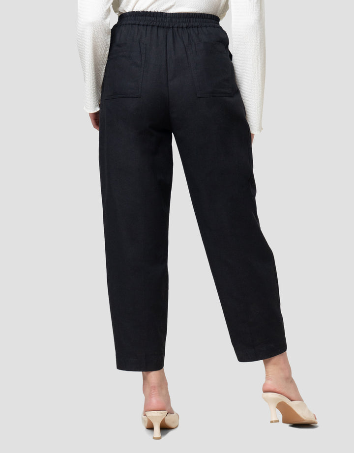 Connexion Fold Over Carrot Celana Panjang Wanita