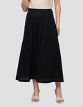 Connexion Extra Wide Linen Celana Panjang Wanita