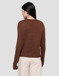 Connexion Knit With Stone Buttons Cardigan Wanita