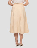 Connexion Pleat Basic Rok Panjang Wanita