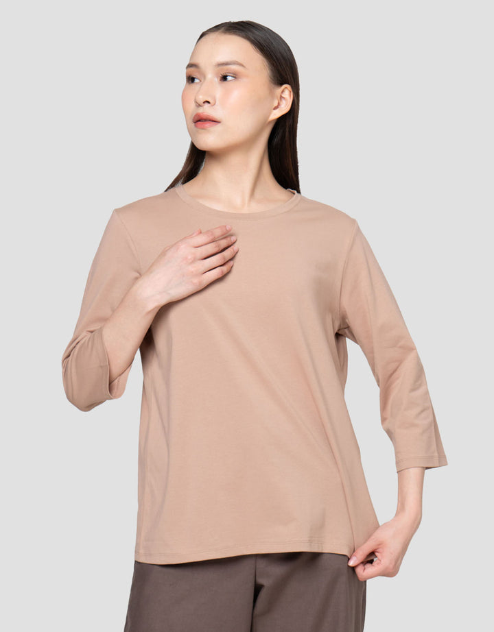 Connexion 3/4 Cotton Combed Kaos Wanita