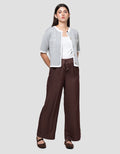 Connexion Formal Crop Emas Cardigan Lengan Pendek Wanita