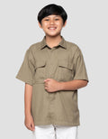 Nevada Fit Classic Collar With Pocket Kemeja Oversize Anak Laki-laki