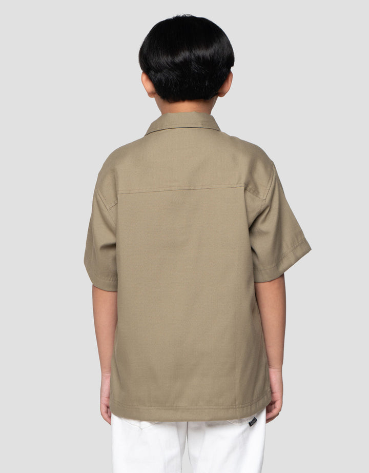 Nevada Fit Classic Collar With Pocket Kemeja Oversize Anak Laki-laki