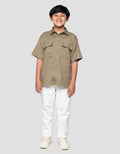 Nevada Fit Classic Collar With Pocket Kemeja Oversize Anak Laki-laki