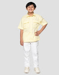 Nevada Fit Classic Collar With Pocket Kemeja Oversize Anak Laki-laki