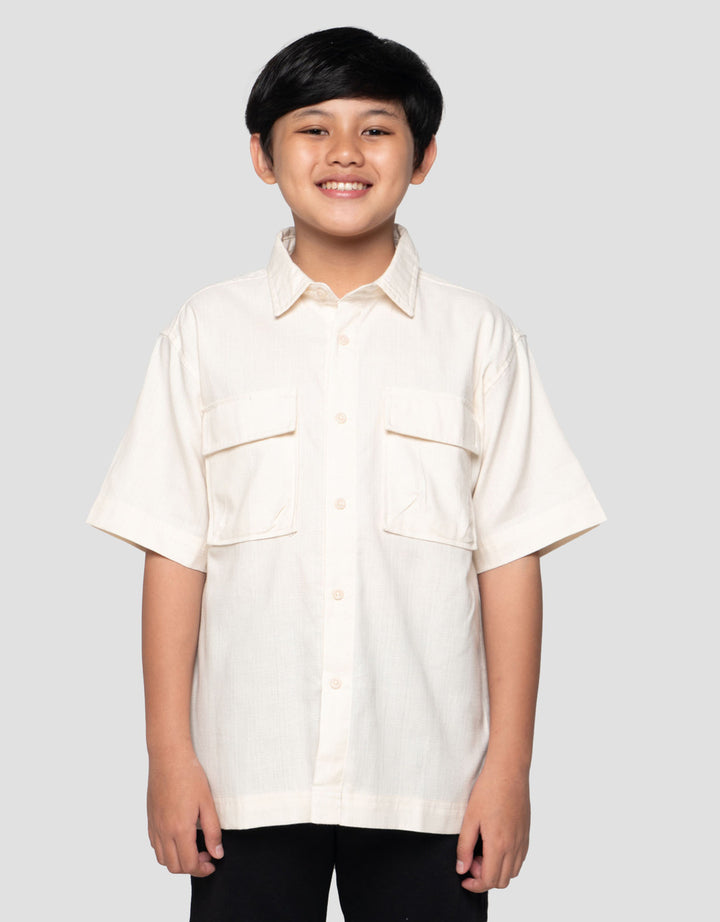 Nevada Fit Classic Collar With Pocket Kemeja Oversize Anak Laki-laki
