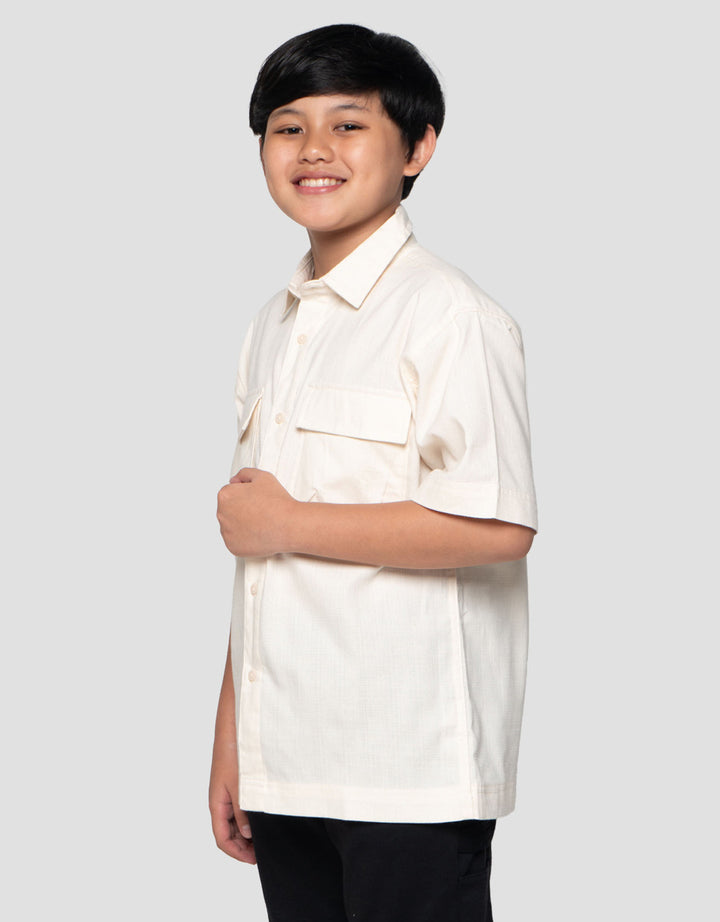 Nevada Fit Classic Collar With Pocket Kemeja Oversize Anak Laki-laki