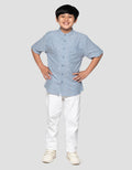 Nevada Casual Solid Baju Koko Anak Laki-laki