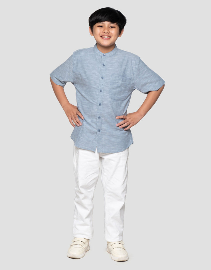 Nevada Casual Solid Baju Koko Anak Laki-laki