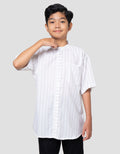 Nevada Casual Pinstripe Baju Koko Anak Laki-laki