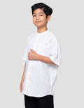Nevada Casual Pinstripe Baju Koko Anak Laki-laki