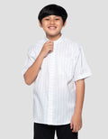 Nevada Casual Pinstripe Baju Koko Anak Laki-laki