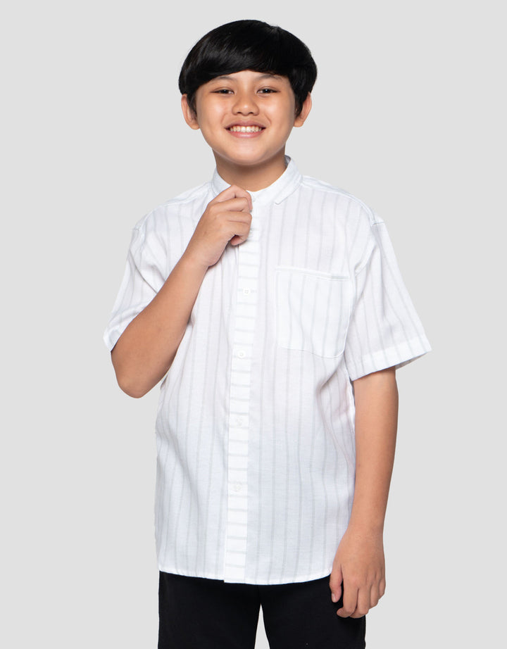 Nevada Casual Pinstripe Baju Koko Anak Laki-laki