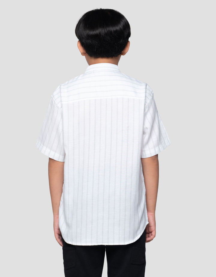 Nevada Casual Pinstripe Baju Koko Anak Laki-laki