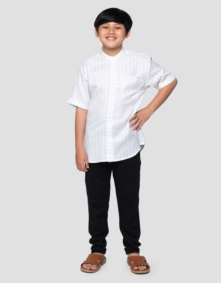Nevada Casual Pinstripe Baju Koko Anak Laki-laki