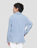 Nevada Big Front Pocket Kemeja Denim Anak Laki-laki