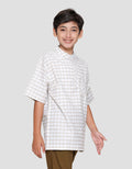 Nevada Checkered With Pocket Kemeja Koko Anak Laki-laki