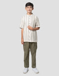 Nevada Casual Pin Stripes Kemeja Koko Anak Laki-laki