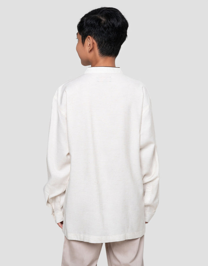 Nevada Casual Solid Cut N Sewn Baju Koko Anak Laki-laki