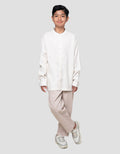 Nevada Casual Solid Cut N Sewn Baju Koko Anak Laki-laki