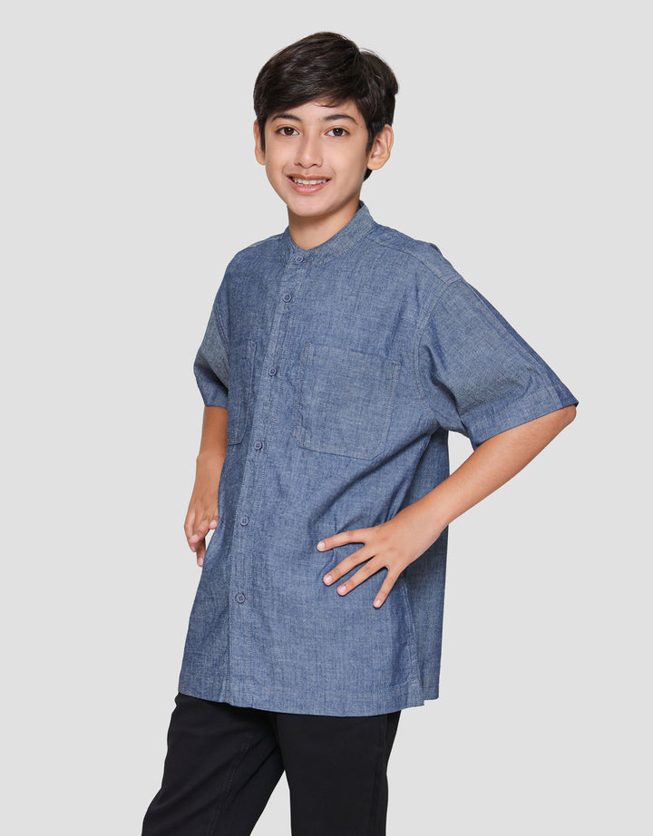 Nevada Cambray Kemeja Koko Anak Laki-laki